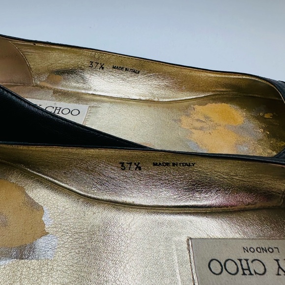 Jimmy Choo Waine Snake-Toe Ballet flats size 37.5 (7.5) - Picture 4 of 7